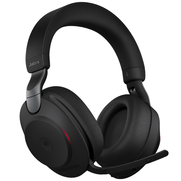 Jabra 無線ヘッドセット USB-C 両耳 MS認定 「Jabra Evolve2 85 MS Stereo USB-C Black」