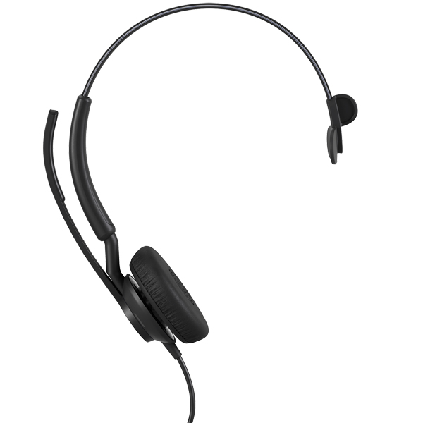 Jabra コンタクトセンター用ヘッドセット USB-A 片耳 UC認定 コントロールユニット付「Jabra Engage 40 - (Inline Link) USB-A UC Mono」