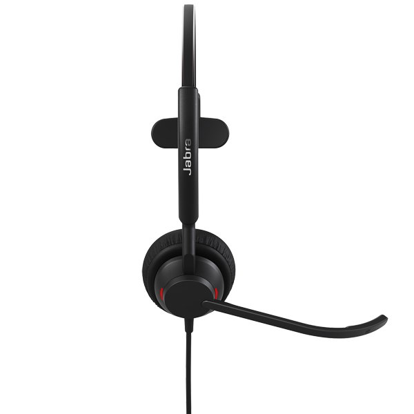 Jabra コンタクトセンター用ヘッドセット USB-A 片耳 UC認定 コントロールユニット付「Jabra Engage 40 - (Inline Link) USB-A UC Mono」