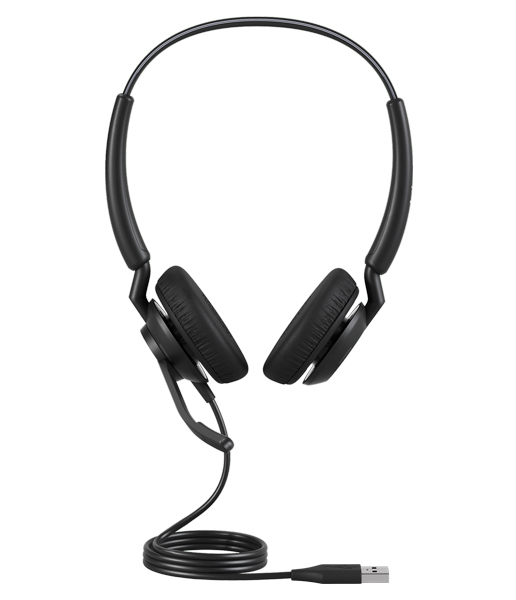 Jabra コンタクトセンター用ヘッドセット USB-A 両耳 UC認定「Jabra Engage 40 - USB-A UC Stereo」