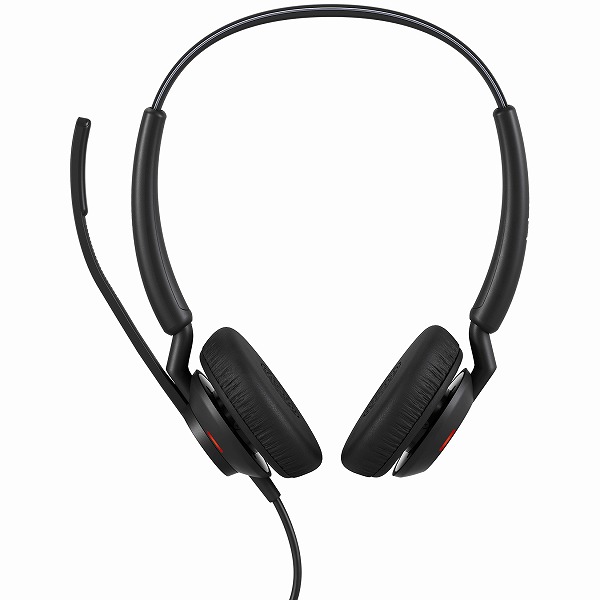 Jabra コンタクトセンター用ヘッドセット USB-A 両耳 MS認定 コントロールユニット付「Jabra Engage 40 - (Inline Link) USB-A MS Stereo」
