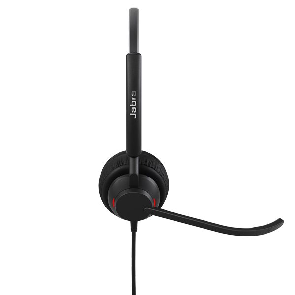 Jabra コンタクトセンター用ヘッドセット USB-A 両耳 MS認定 コントロールユニット付「Jabra Engage 40 - (Inline Link) USB-A MS Stereo」