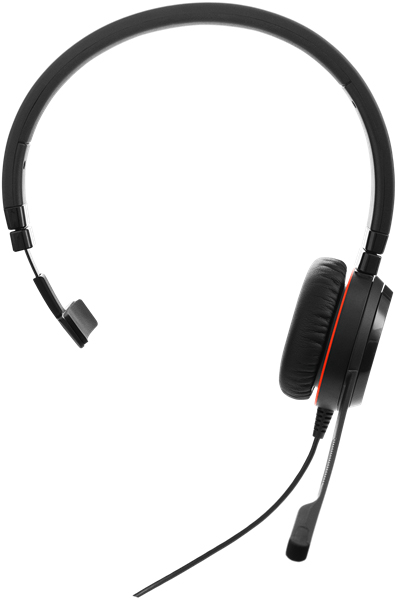 Jabra USBヘッドセット USB-C/A 片耳 UC認定「Jabra Evolve 20 SE UC Mono USB C/A」