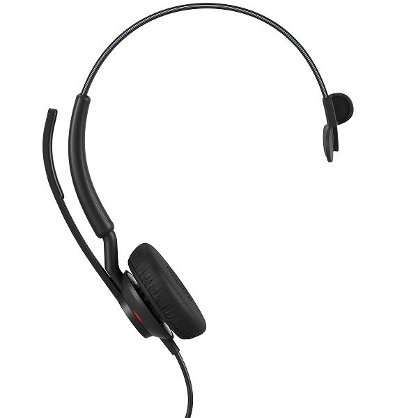 Jabra コンタクトセンター用ヘッドセット USB-C 片耳 MS認定 コントロールユニット付「Jabra Engage 50 II - (Engage 50 II Link) USB-C MS Mono」