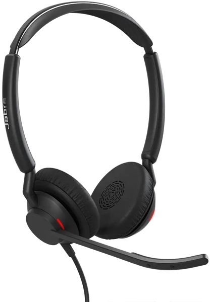 Jabra コンタクトセンター用USBヘッドセット USB-C/A 両耳 UC認定 コントロールユニット付「Jabra Engage 50 II Link UC Stereo USB C/A」