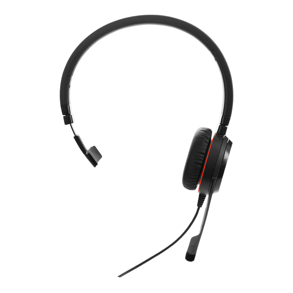 Jabra USBヘッドセット USB-C/A 3.5mmジャック 片耳 MS認定「Jabra Evolve 30 II Mono MS USB C/A」