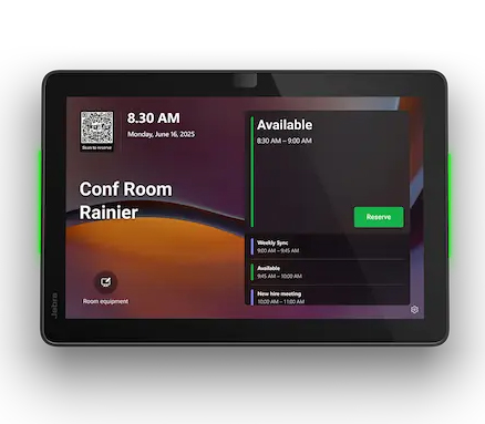 Jabra 会議室予約スケジューリングパネル AndroidOS搭載 MS＆ZR認定「Jabra Scheduler」