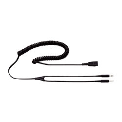 3.5mm x2 ミニプラグ変換ケーブル「Jabra C59 PCコード」