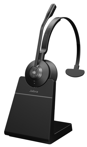 Jabra コンタクトセンター用無線ヘッドセット DECT USB-A 片耳 充電スタンド付 MS認定「Jabra Engage 55 SE Mono Link400a MS Stand」