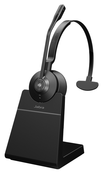 Jabra コンタクトセンター用無線ヘッドセット DECT USB-C 片耳 充電スタンド付 MS認定「Jabra Engage 55 SE Mono Link400c MS Stand」