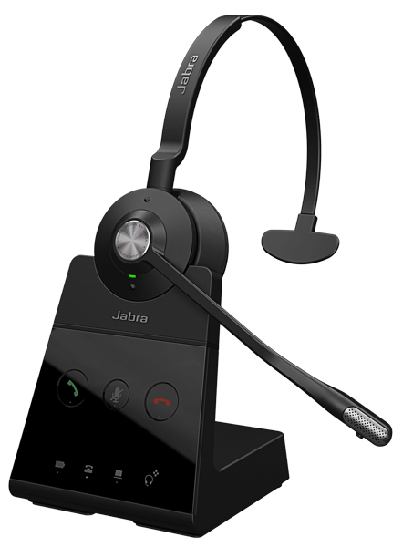 Jabra 無線ヘッドセット(DECT) 片耳 ベースユニット付き「Jabra Engage 65 SE Mono」