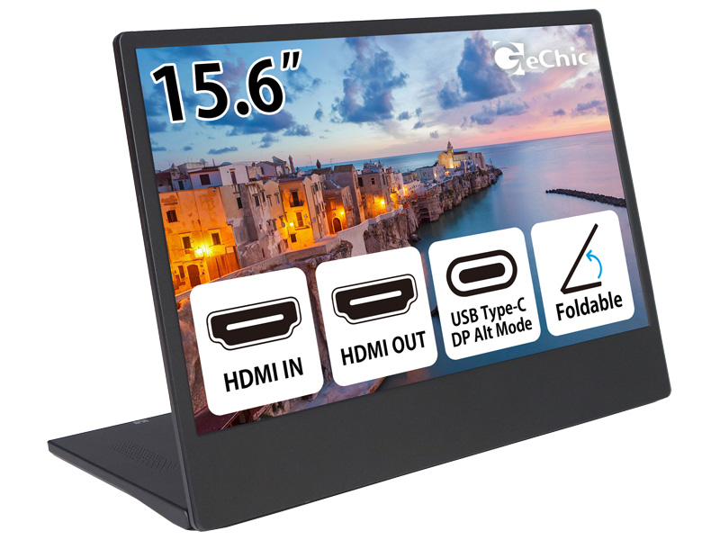 モバイル液晶モニター On-Lap M505E 15.6型/1920×1080/HDMI、USB Type-C/ブラック/スピーカー：あり