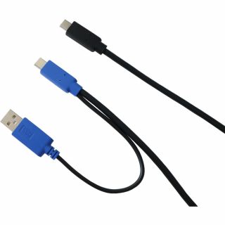 ON-LAP 1306H専用 電源供給+映像出力用 USB Type-C + Type-A Power Cable
