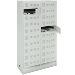 ノートパソコン保管庫 個別扉タイプ（電源機能付き）