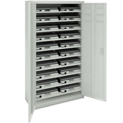 ノートパソコン保管庫 一括収納タイプ（電源機能付き）