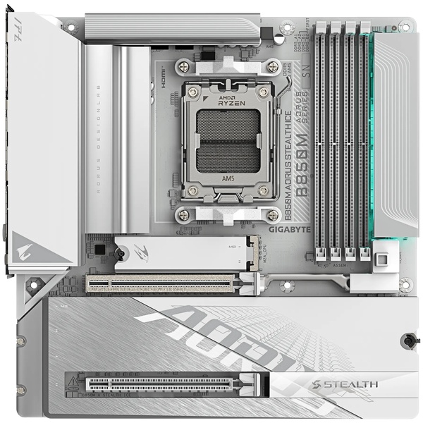 Micro-ATXマザーボード B850M AORUS STEALTH ICE