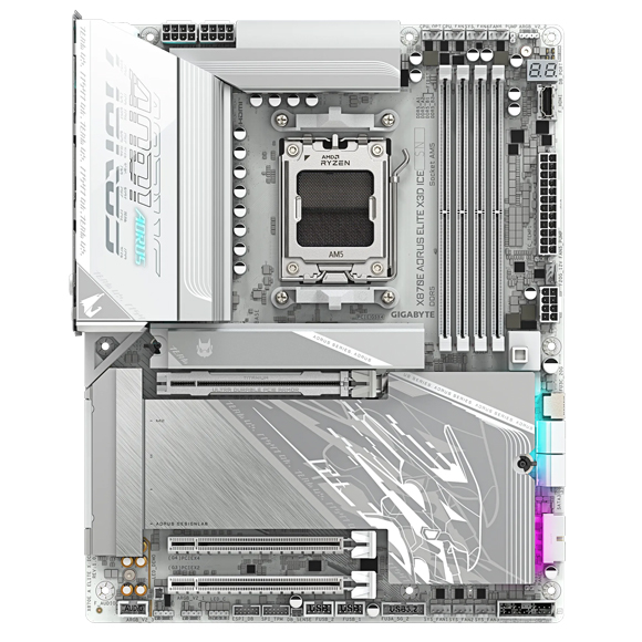 ATXマザーボード X870E AORUS ELITE X3D ICE