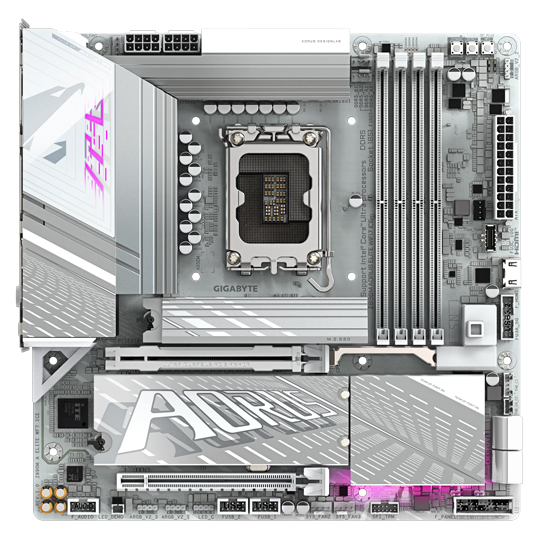 Micro ATXマザーボード Z890M AORUS ELITE WIFI7 ICE