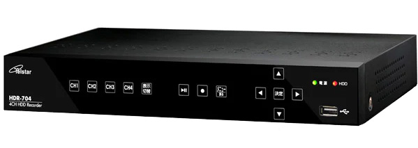 ハードディスクレコーダー（映像・音声4入力、AHD3.0、2TB）