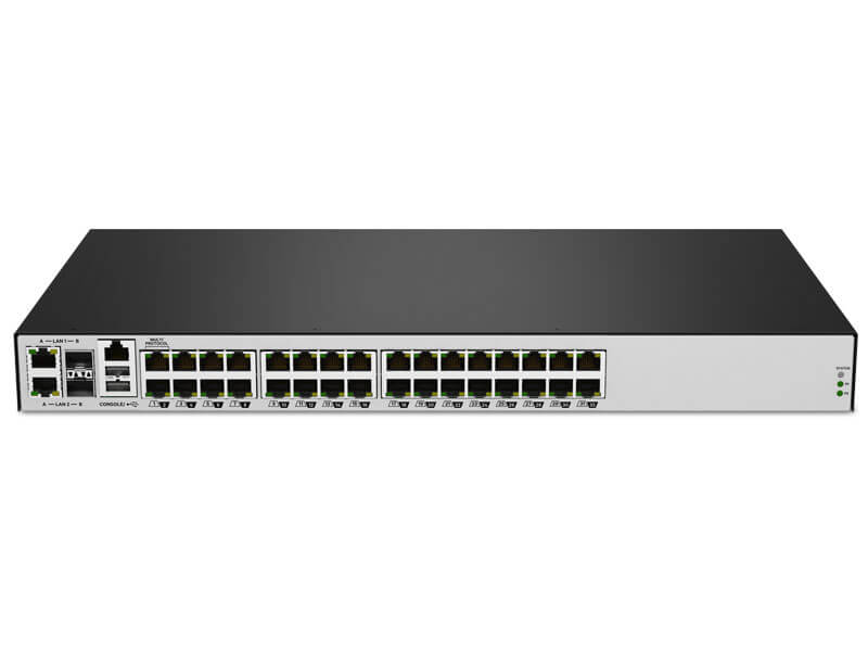 Vertiv Avocent 1U シリアルコンソールサーバー デュアルDC電源32ポートモデル