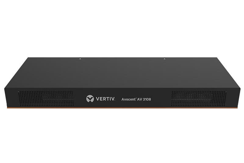Vertiv Avocent ラックマウントコンソール & IP-KVMスイッチ 18.5インチ フルHD対応 LCDモニター 8ポート 1U IPリモートアクセスKVMドロワー KVM 2年保証