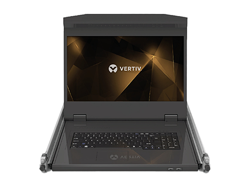 Vertiv Avocent ラックマウントコンソール 18.5インチ フルHD対応 LCDモニター 1U IPリモートアクセスKVMドロワー KVM 2年保証