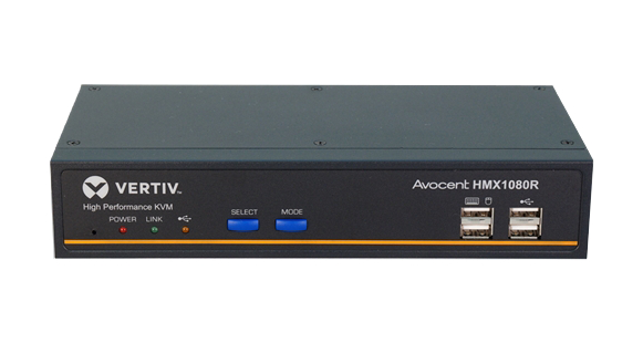 Vertiv Avocent HMX1080R ハイパフォーマンス IP-based KVM レシーバー フルHD対応 DVI-Iポート x1、USB-Bポート x1、Ethernetポート x2、RS232ポート x1