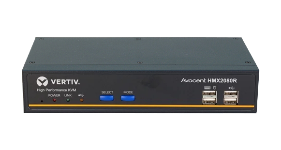 Vertiv Avocent HMX2080R ハイパフォーマンス IP-based KVM レシーバー フルHD対応 DVI-Iポート x2、USB-Bポート x1、Ethernetポート x2、RS232ポート x1