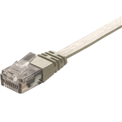 カテゴリー6対応 スーパーフラットLANケーブル アイボリー 5m