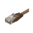 カテゴリー6対応 スーパーフラットLANケーブル ブラウン 7m