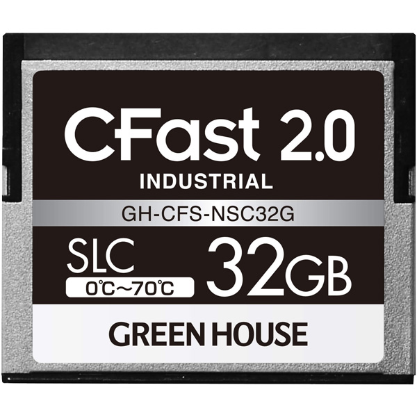 CFast2.0 SLC 0度～70度 32GB 3年保証