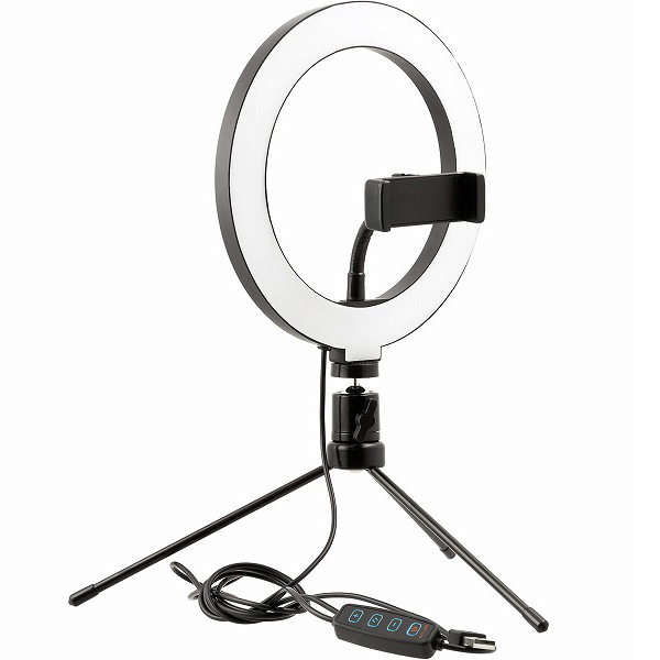 セルフィーライト 72LED ブラック