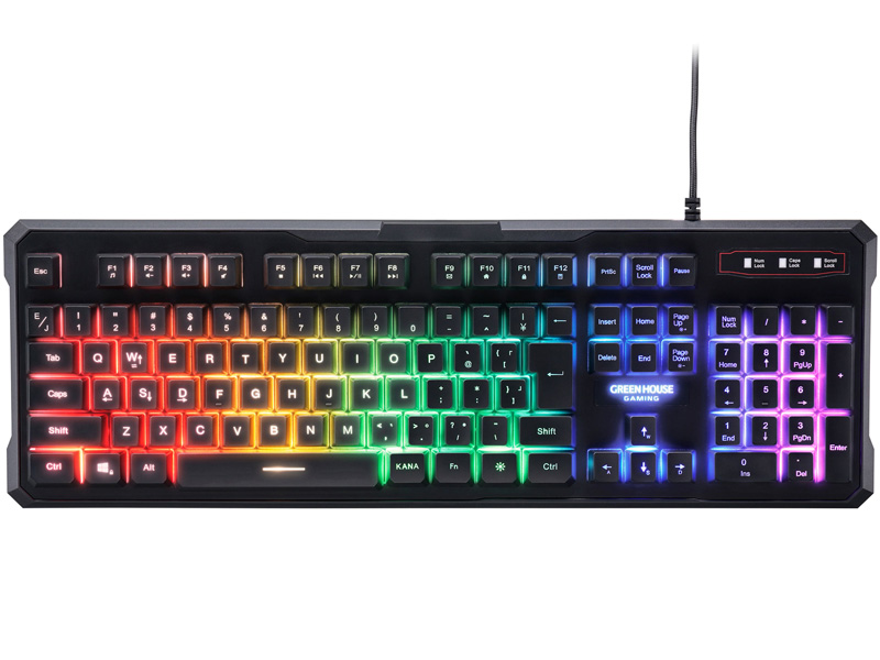 5in1 ゲーミングデバイスセット（有線キーボード・マウス・ヘッドセット/マウスパッド）