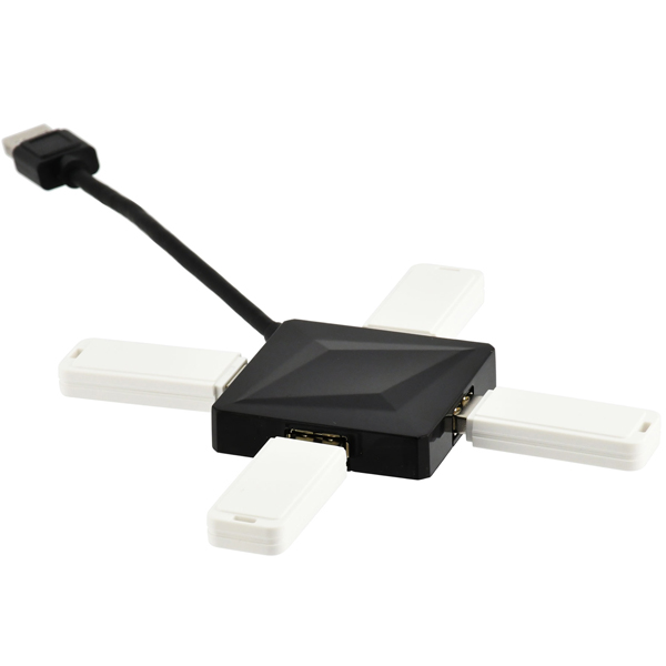 USB3.1 Gen1 Type-Aハブ 4ポート ブラック バスパワー対応