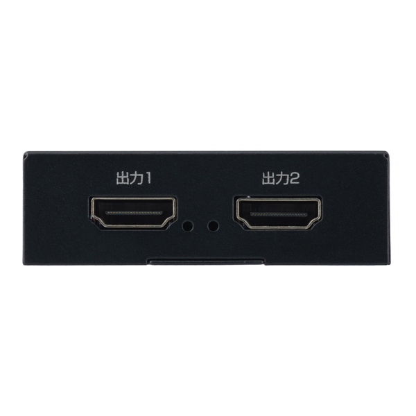HDMIスプリッタ 4K2K 2ポート メタルブラック