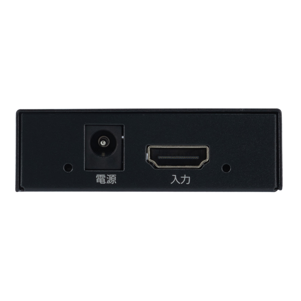 HDMIスプリッタ 4K2K 2ポート メタルブラック