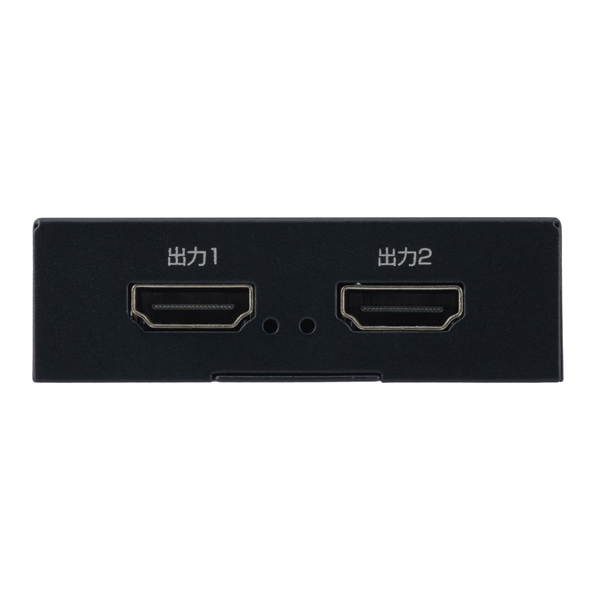 HDMIスプリッタ 4K2K 2ポート メタルブラック