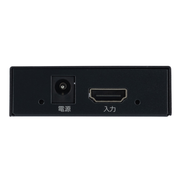 HDMIスプリッタ 4K2K 2ポート メタルブラック