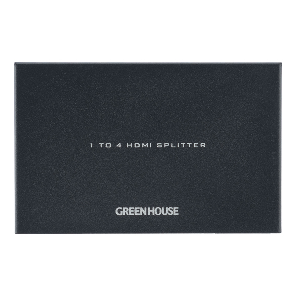 HDMIスプリッタ 4K2K 4ポート メタルブラック