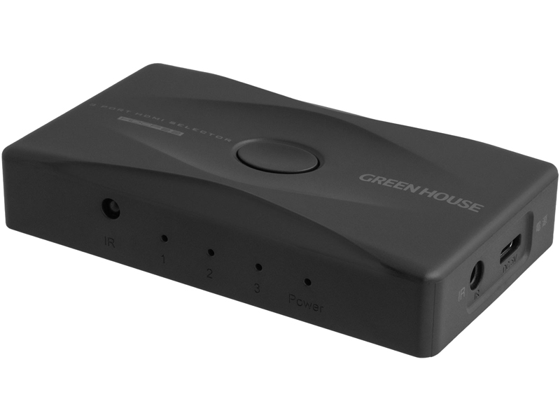 HDMIセレクタ 手動切り替えモデル HDCP 2.2 HDR10 Input3+Output1ポート