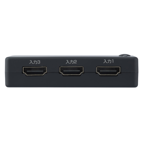 HDMIセレクタ 4K対応 3ポート HDCP2.2 ブラック