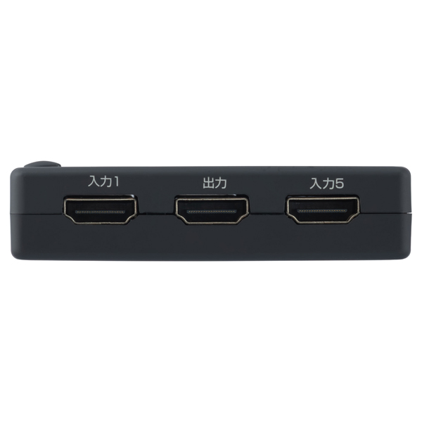 HDMIセレクタ 4K対応 5ポート HDCP2.2 ブラック