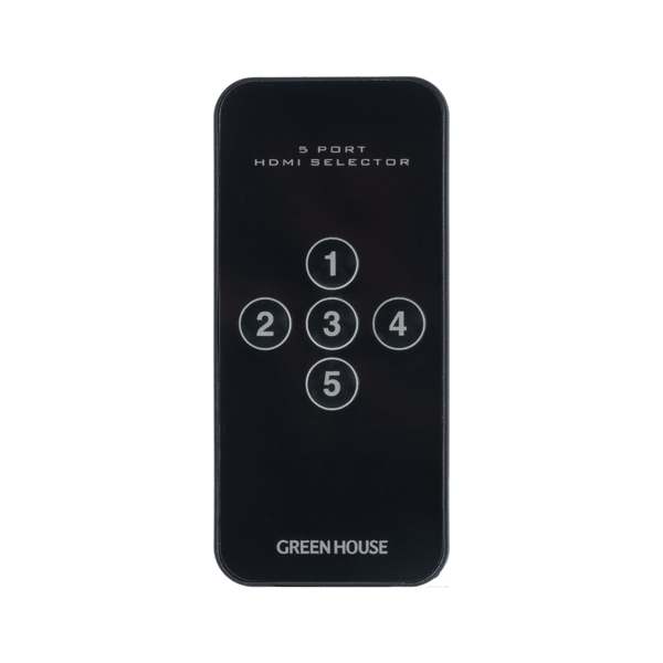 HDMIセレクタ 4K対応 5ポート HDCP2.2 ブラック
