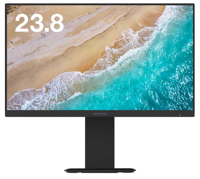 デリバリー保守付き23.8型ディスプレイ PD65W/USB Type-C/HDMI/DisplayPort/LAN/1920×1080/ブラック/5年保証/ADSパネル採用