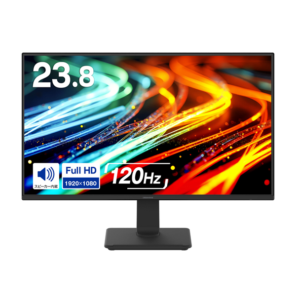デリバリー保守付き23.8型ディスプレイ HDMI/DisplayPort/1920×1080/ブラック/5年保証/ADSパネル採用