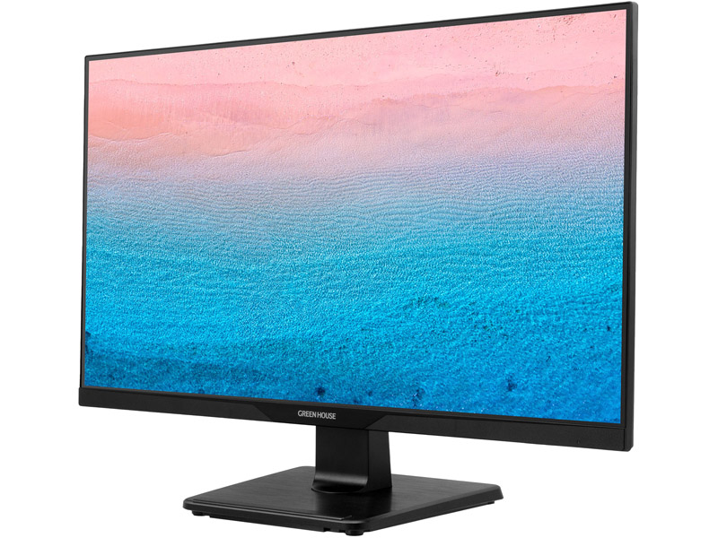 27型ワイド液晶ディスプレイ/1920×1080/HDMI、DisplayPort、mini D-Sub15/ブラック/スピーカー5年保証フル保証/HISパネル採用