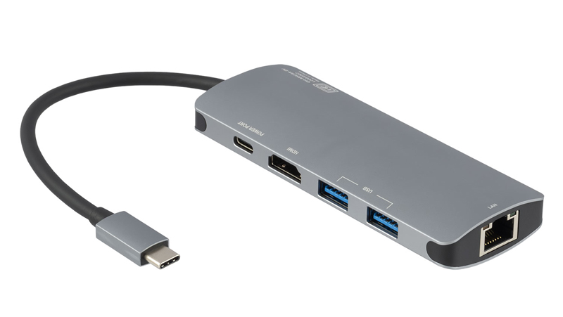 USB Type-C ドッキングステーション 有線LANポート付