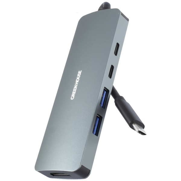 USB3.2 Gen1 ドッキングステーション 5in1 シルバー