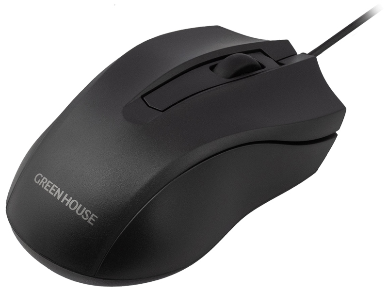 有線マウス 静音 光学式 ブラック