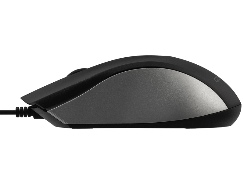 有線マウス 静音 光学式 シルバー